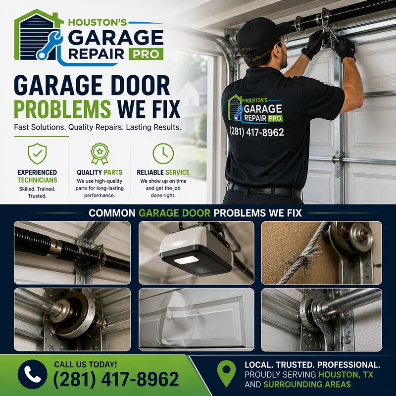 Common Garage Door Problems We Fix