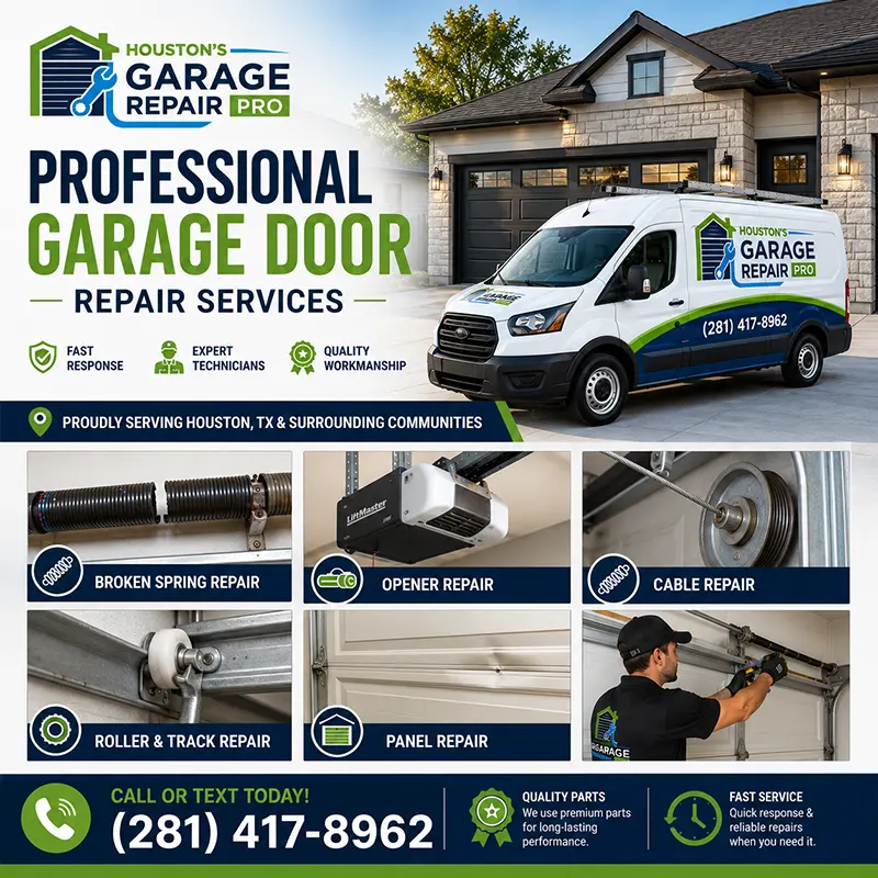 Professional Garage Door Repair Services Houston TX